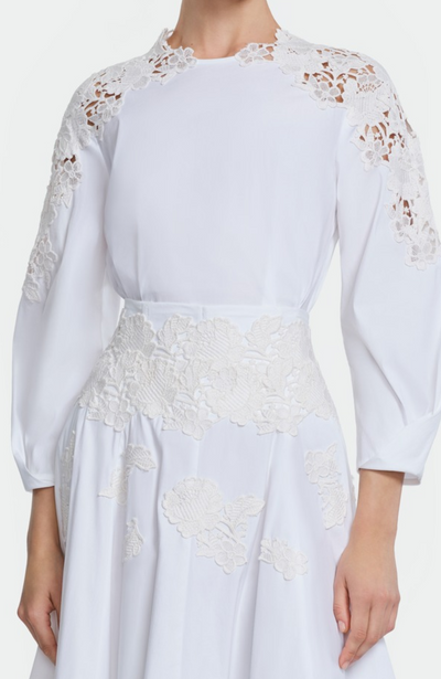 Macrame Lace Detail Parker Skirt