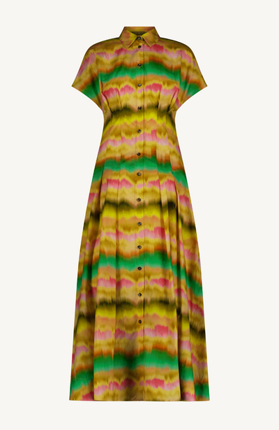 Sunset Cotton Seam Detail Shirt Dress