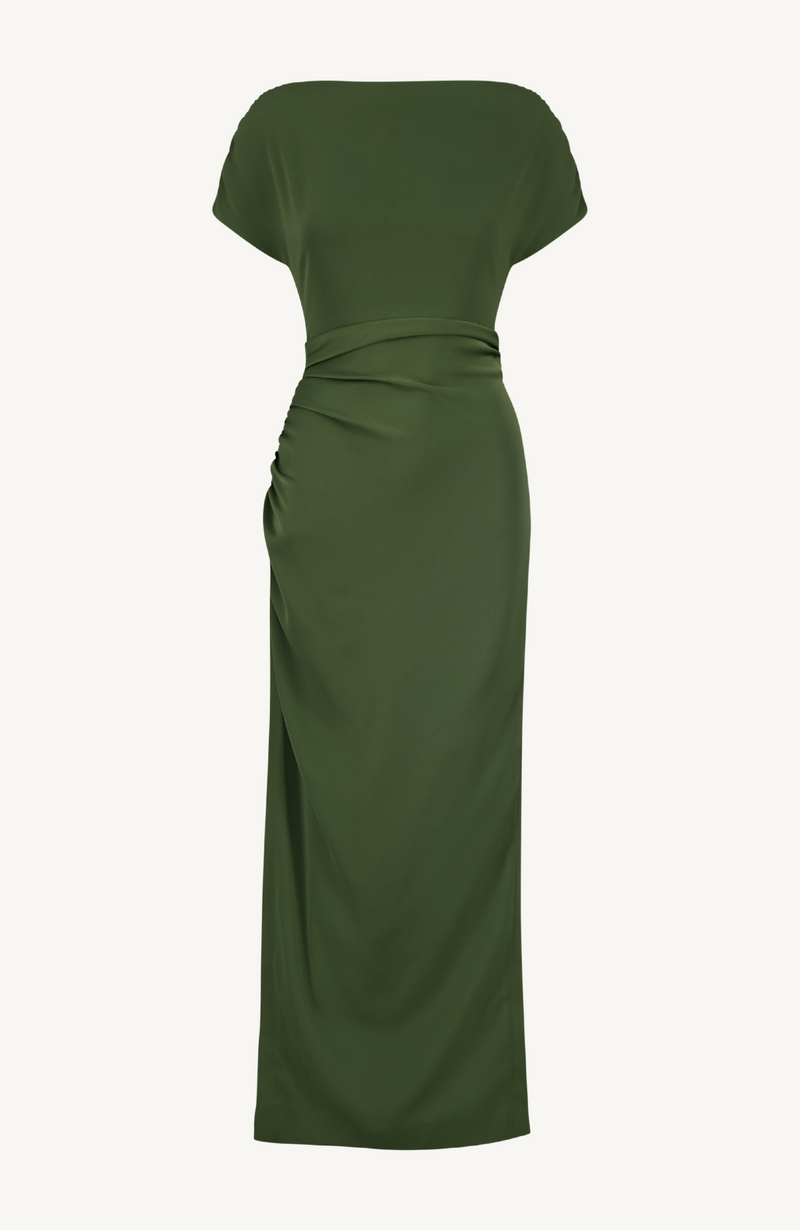 Satin Crepe Heather Dress