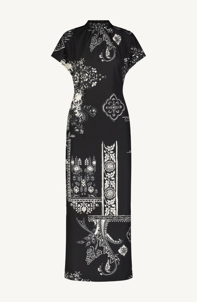 Printed Stretch Crepe Stella Dress