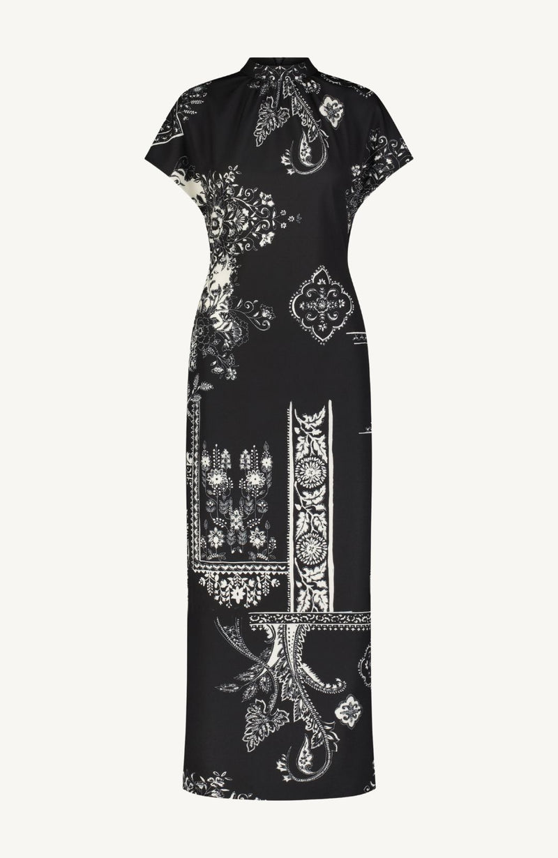 Printed Stretch Crepe Stella Dress
