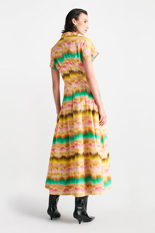 Sunset Cotton Seam Detail Shirtdress