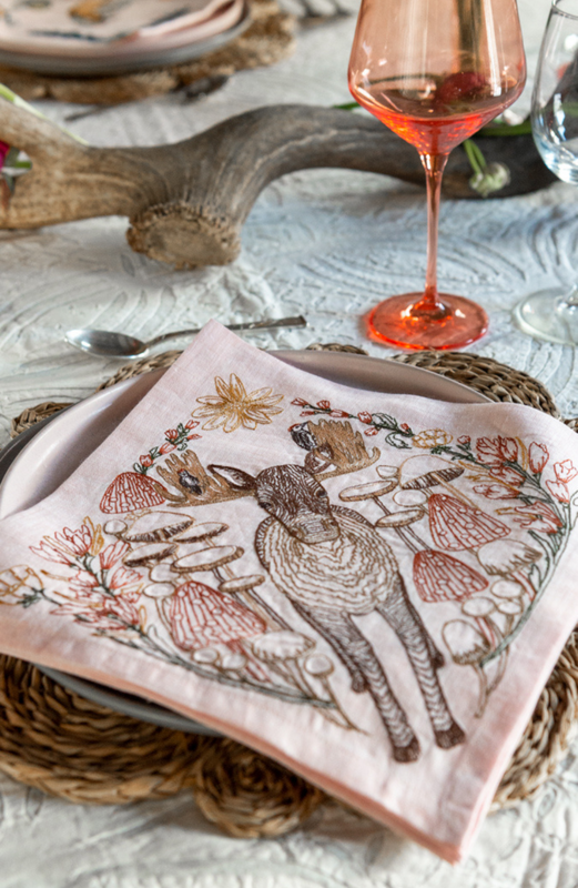 Lela Rose x Coral & Tusk Moose Napkins (Set of 4)