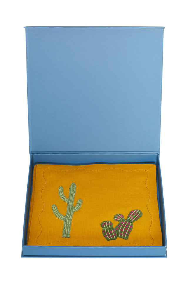 LELA ROSE X ELIZABETH LAKE Prickly Pair Cocktail Napkins